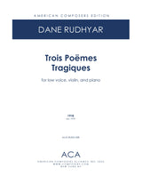Rudhyar: 3 Poemes Tragiques