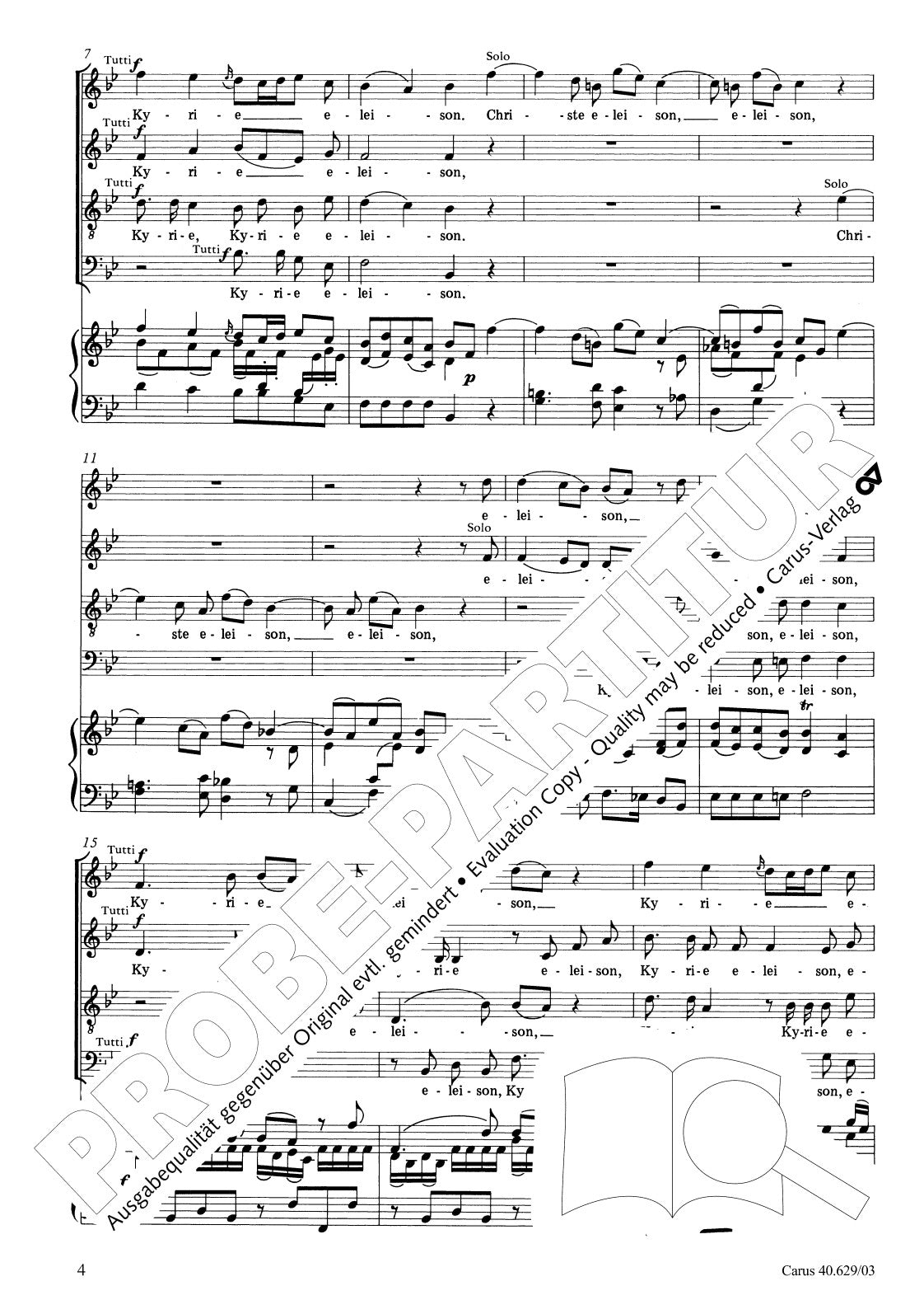 Mozart: Missa brevis in B-flat Major, K. 275 (272b)