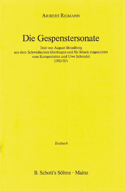 Reimann: Die Gespenstersonate