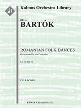 Bartók: Romanian Folk Dances (Version for Small Orchestra)
