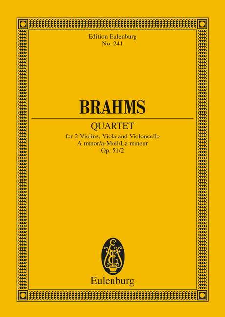 Brahms: String Quartet in A Minor, Op. 51, No. 2