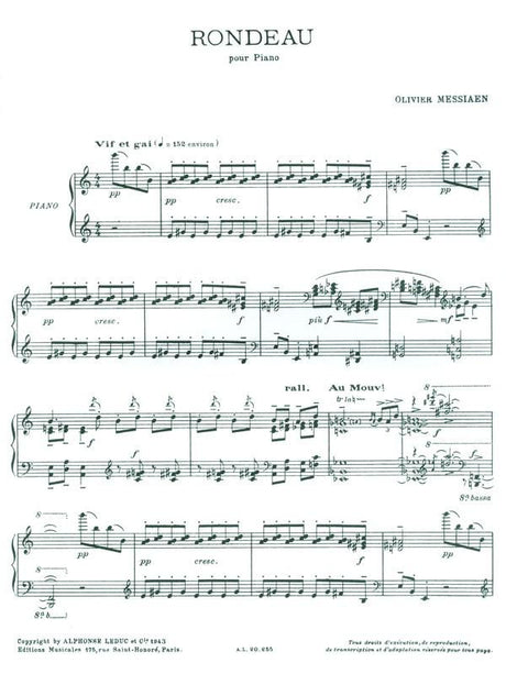 Messiaen: Rondeau