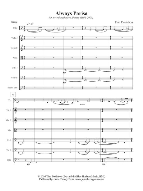 Davidson: Always Parisa