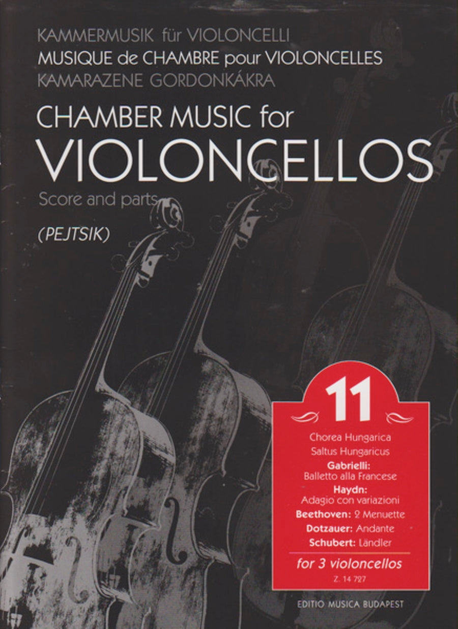 Chamber Music for Cellos - Volume 11 (3 Cellos)