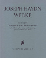 Haydn: Concertini and Divertimenti for Piano (Harpsichord) with accompaniment of two Violins and Bass