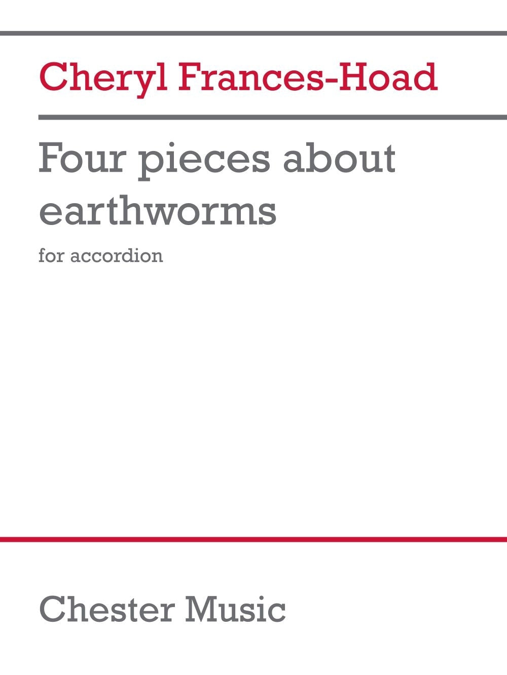 Frances-Hoad: 4 pieces about earthworms