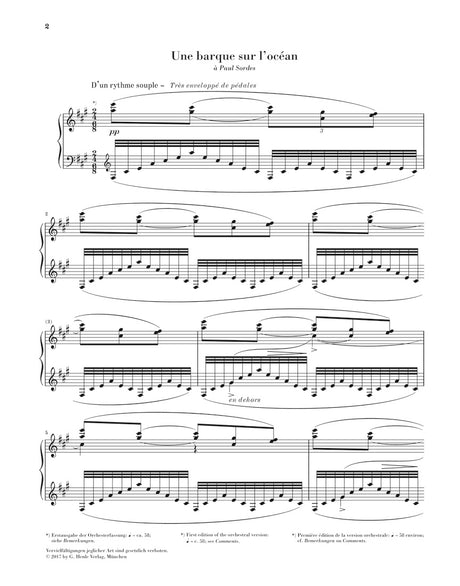 Ravel: Une barque sur l'océan