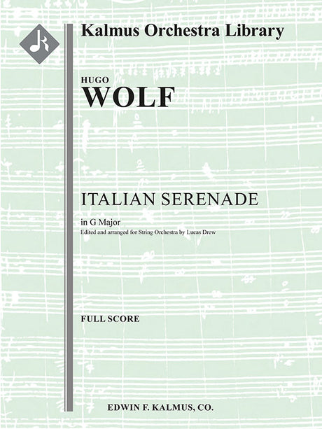 Wolf: Italian Serenade in G Major (arr. for string orchestra)