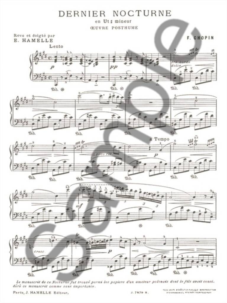 Chopin: Nocturne in C-sharp Minor, Op. posth.