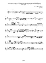 Martini: Concertino for Harpisichord & Cello Obbligato