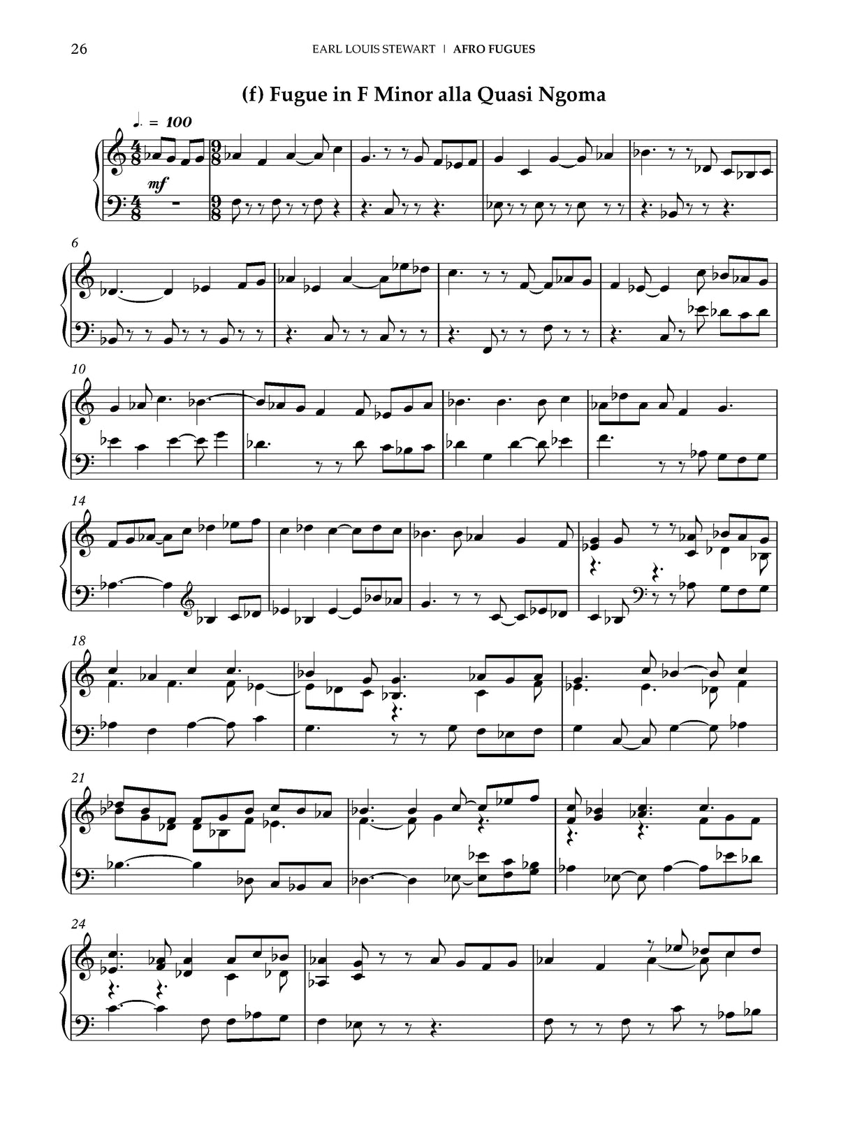 Stewart: Afro-Fugues