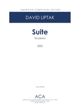 Liptak: Suite for Piano
