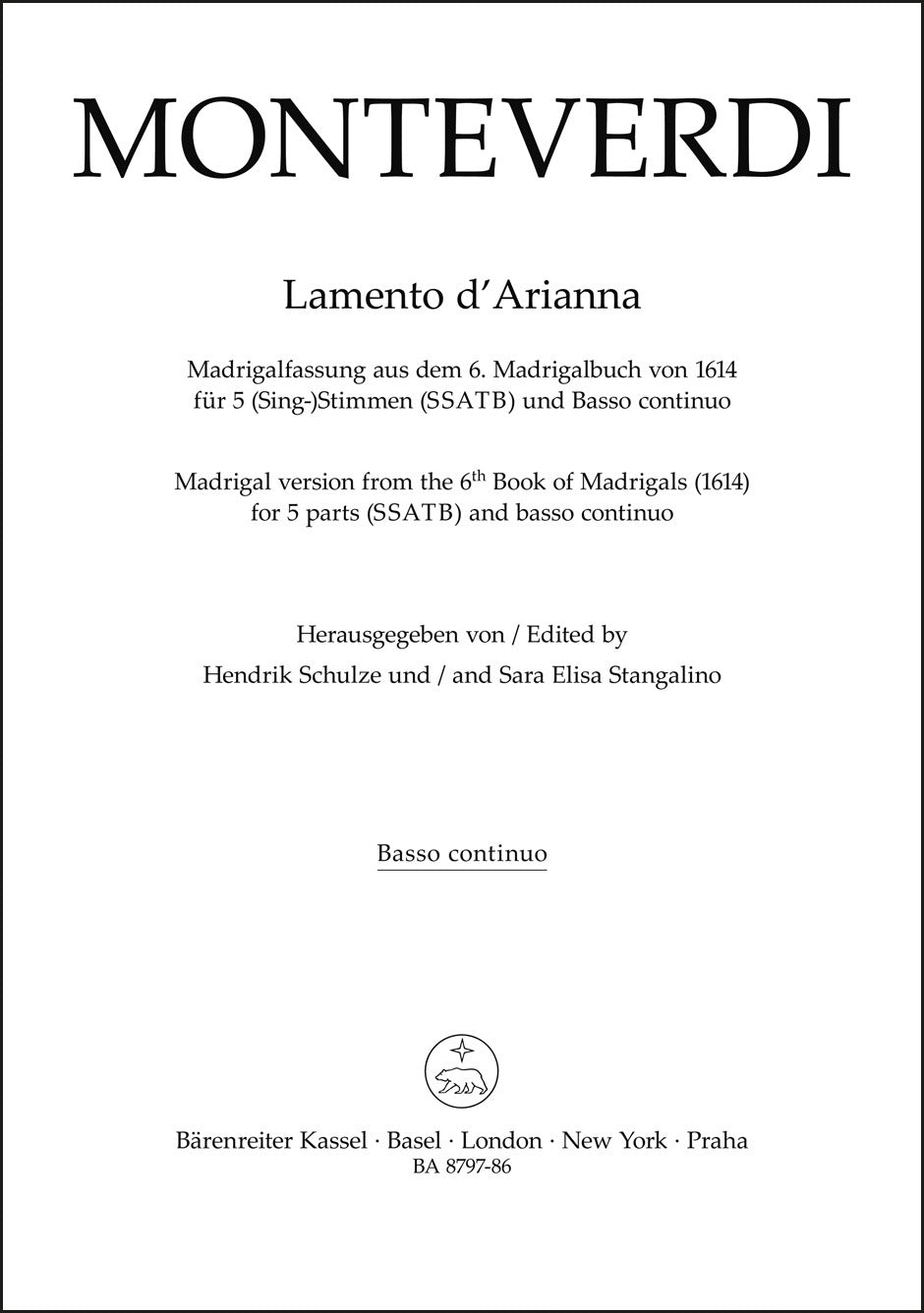 Monteverdi: Lamento d'Arianna