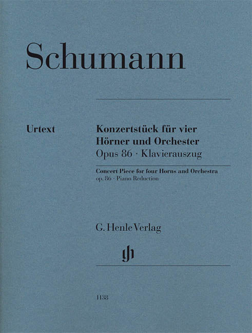 Schumann: Concert Piece for Four Horns and Orchestra, Op. 86