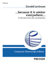 Levinson: ...because it is winter everywhere...
