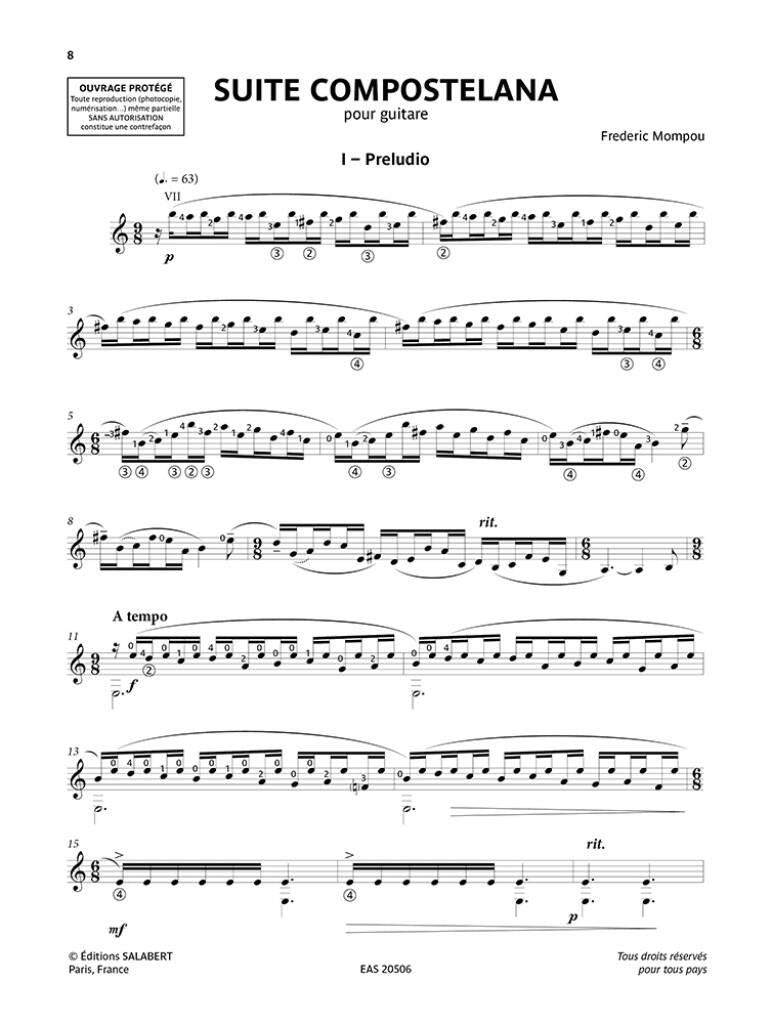 Mompou: Suite compostelana