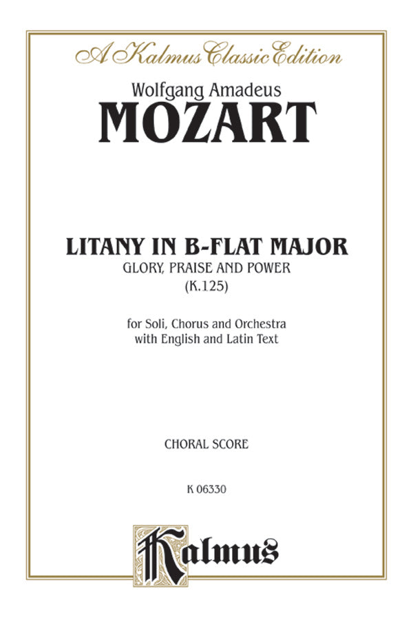 Mozart: Litaniae de venerabili altaris Sacramento, K. 125