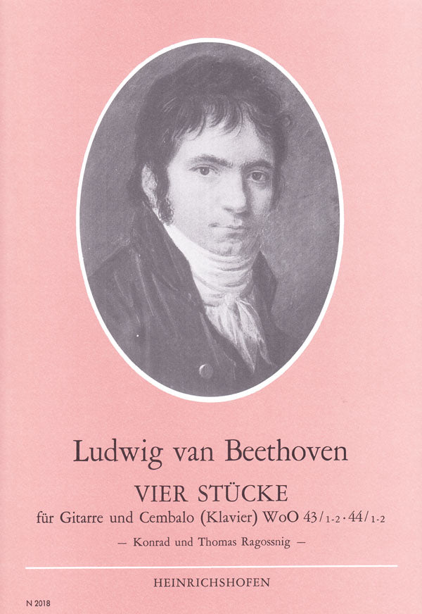 Beethoven: 4 Pieces, WoO 43 & 44 (arr. for guitar & piano)