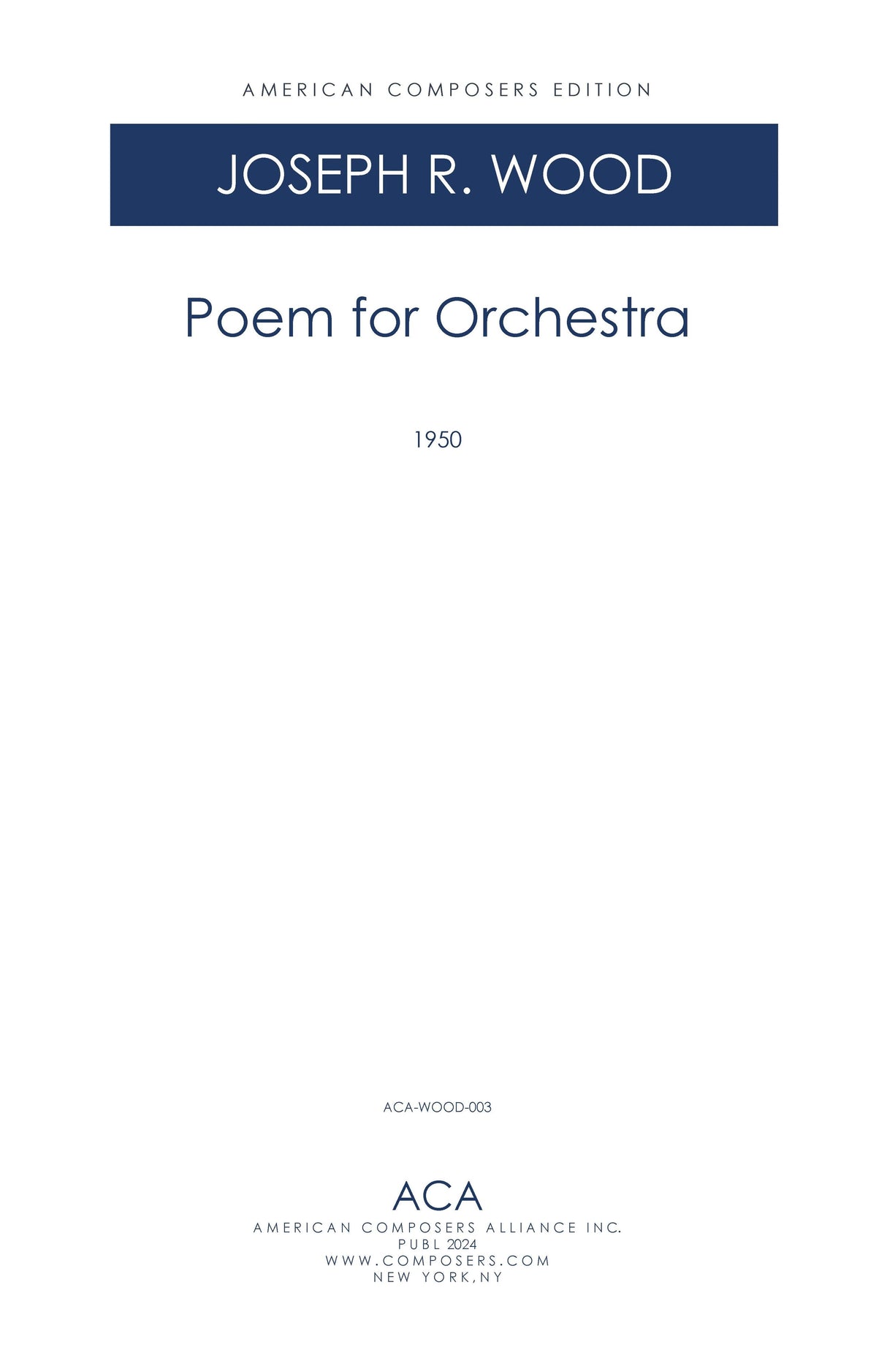 J.R. Wood: Poem