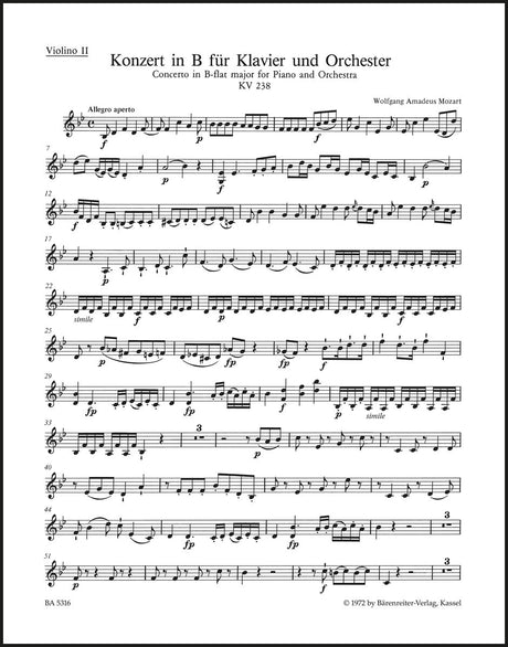Mozart: Piano Concerto No. 6 in B-flat Major, K. 238