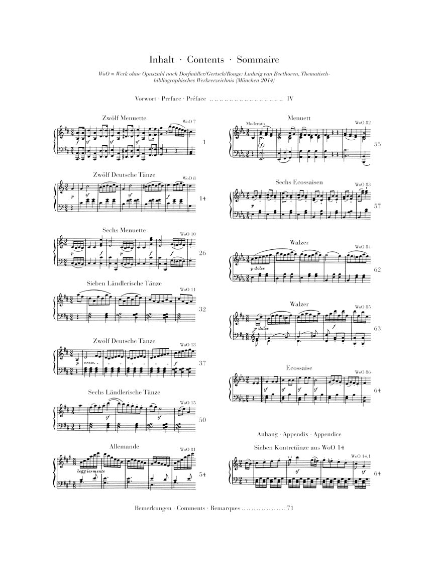 Beethoven: Dances for Piano