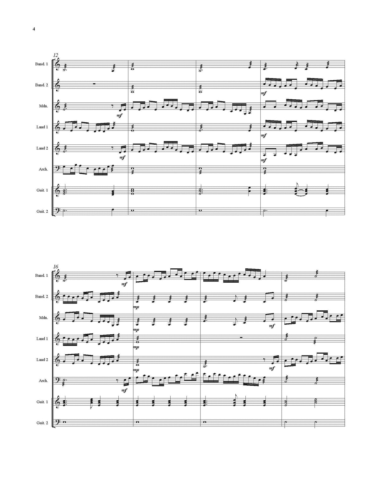 Udow: Llíria Impressions (Version for Plucked Strings & Percussion)