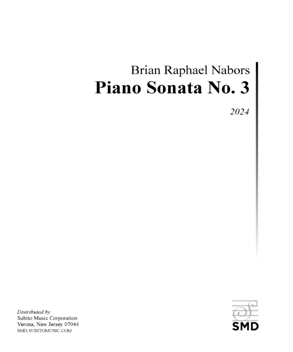 Nabors: Piano Sonata No. 3