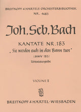 Bach: Sie werden euch in den Bann tun, BWV 183