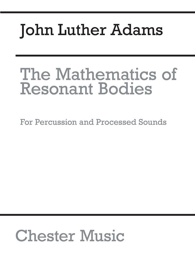 Adams: The Mathematics of Resonant Bodies
