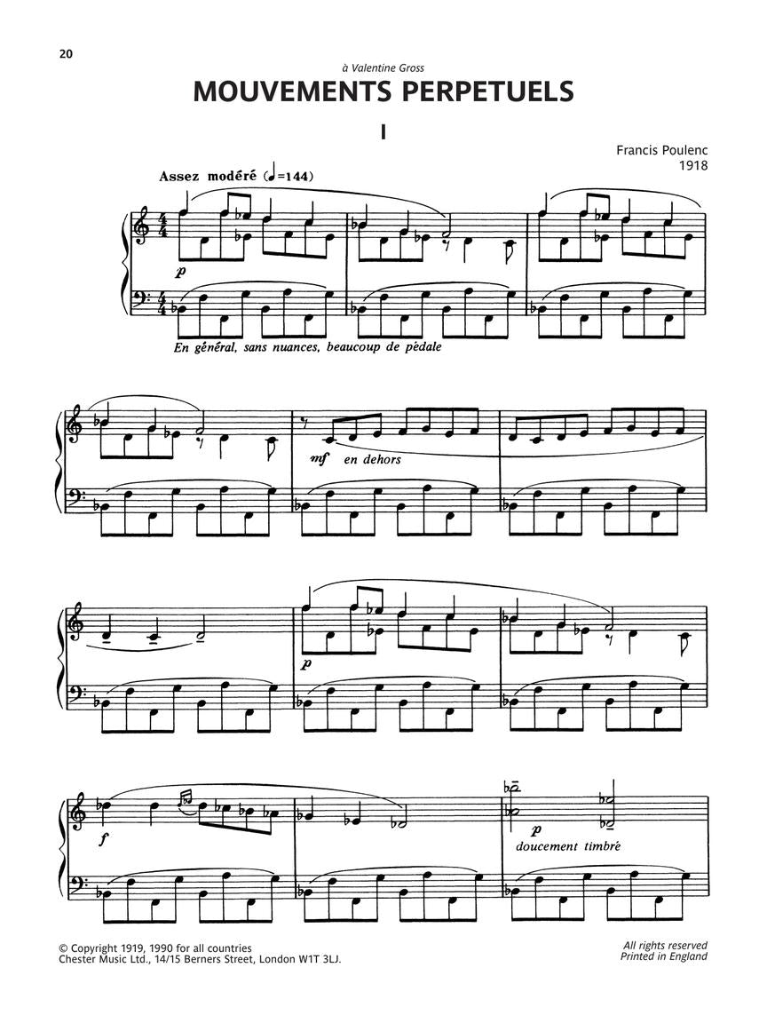 Poulenc: Selected Piano Pieces – Ficks Music