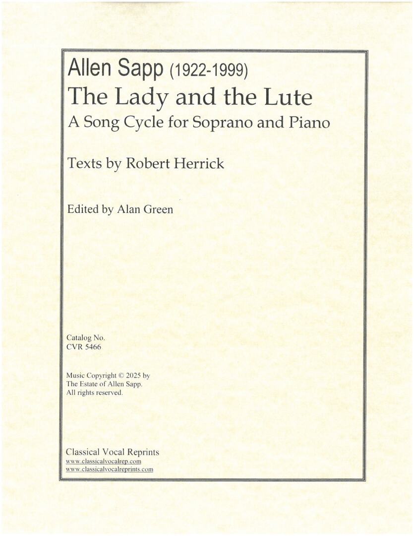 Sapp: The Lady and the Lute