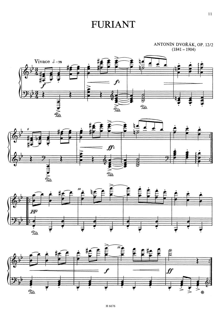 Dvořák: Dumka - Furiant, Op. 12 & Two Little Pearls, B. 156