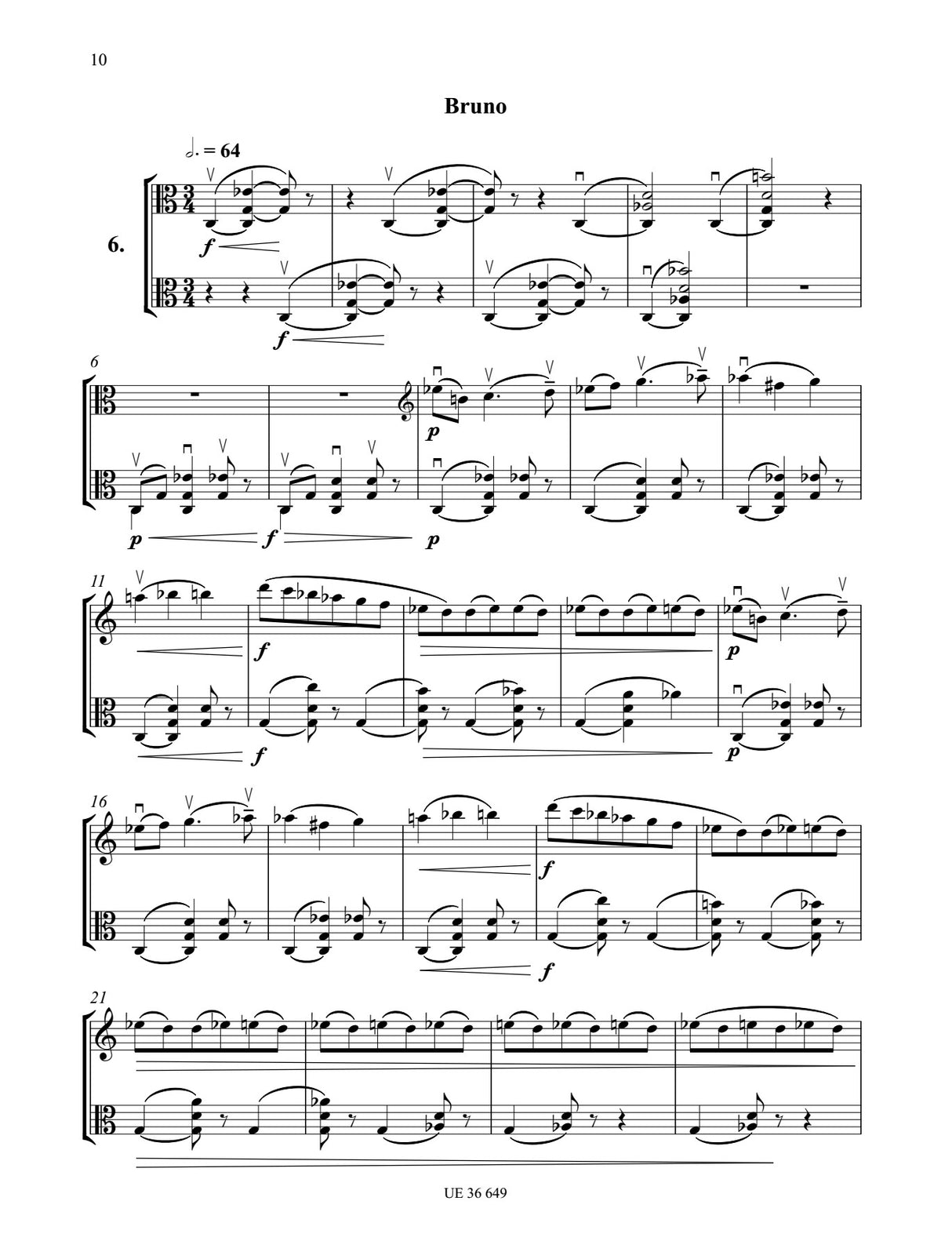 Berio: Duetti (arr. for 2 violas)