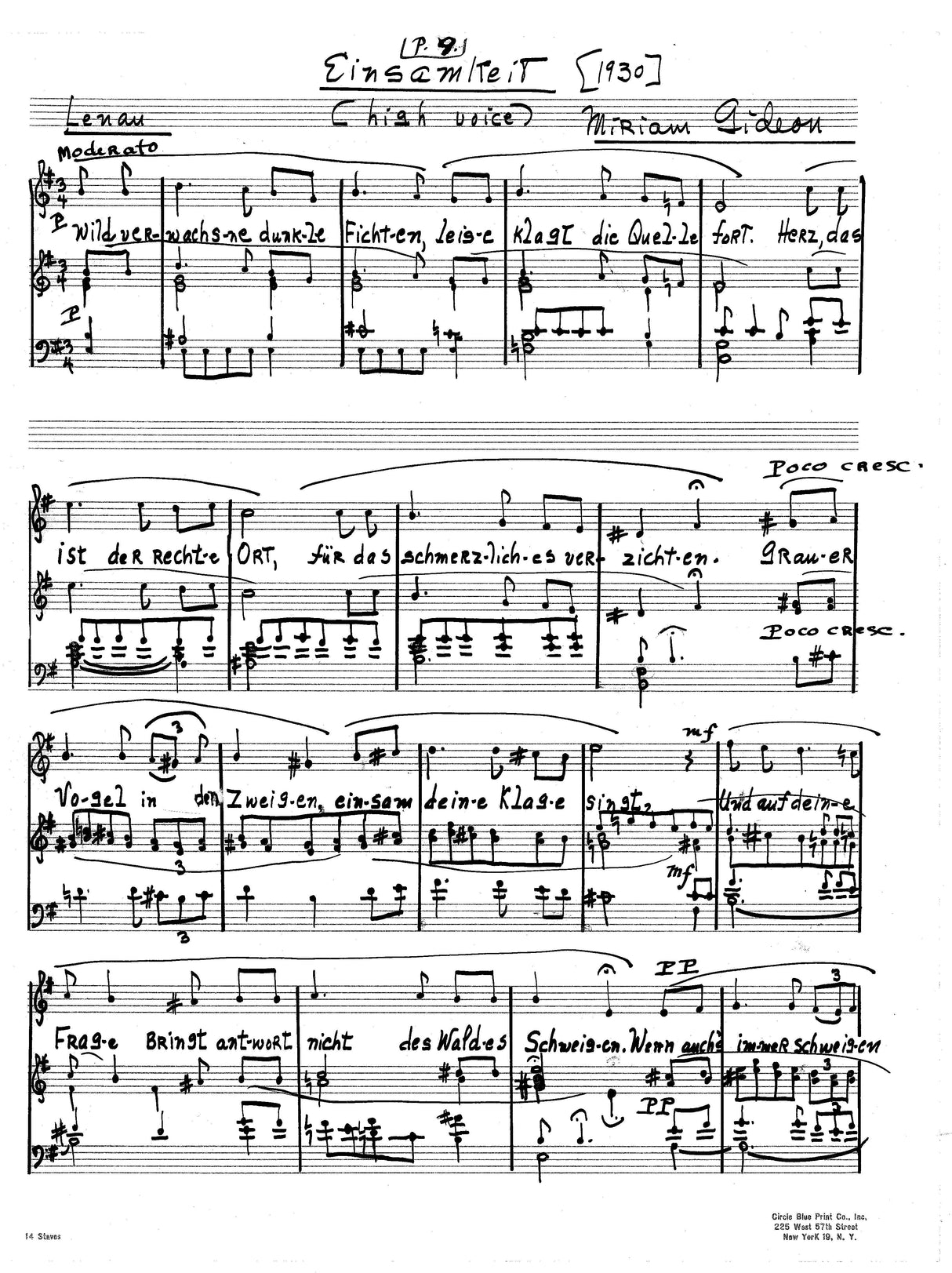 Gideon: German Songs