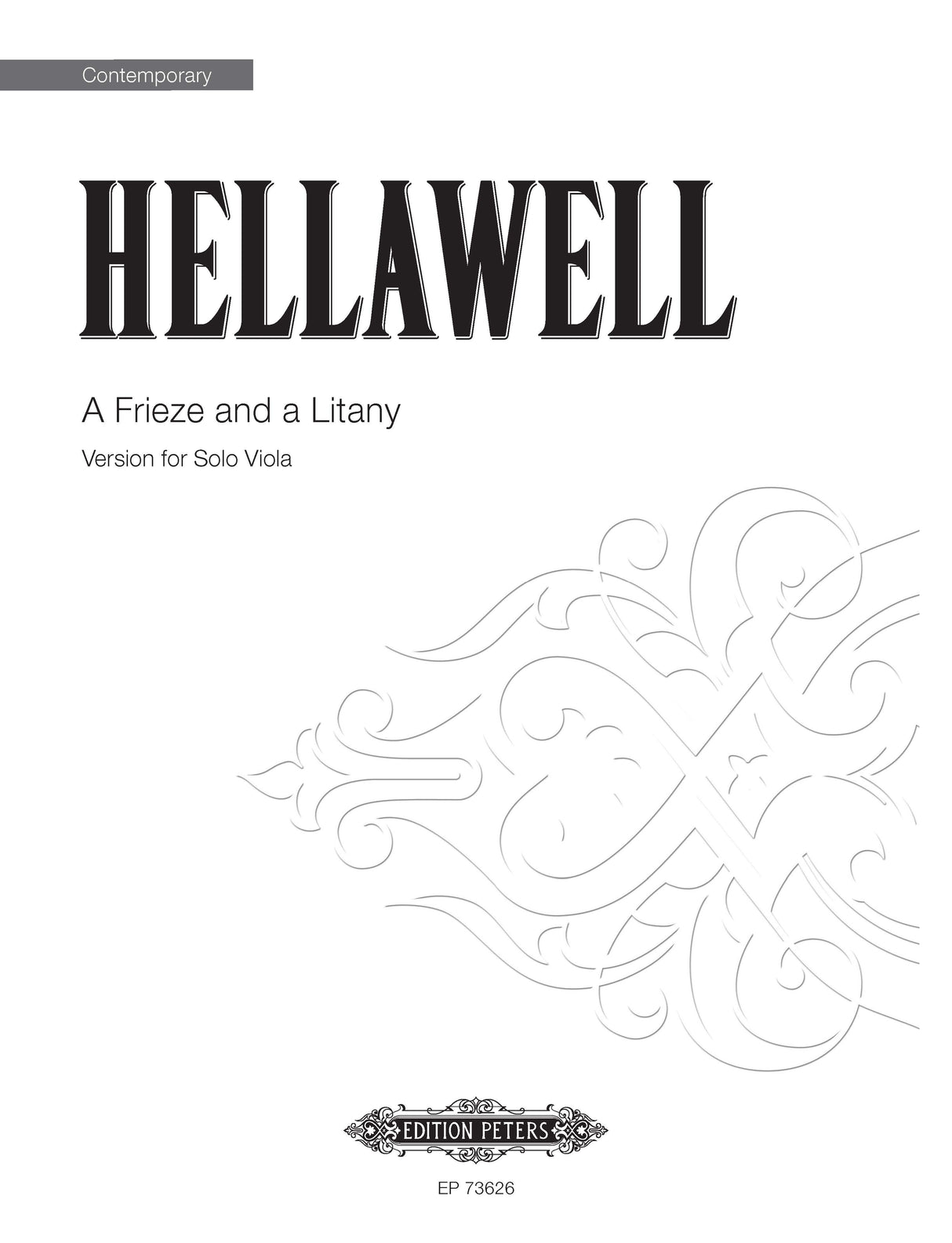 Hellawell: A Frieze and a Litany (Version for Solo Viola)