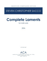 Sacco: Complete Laments