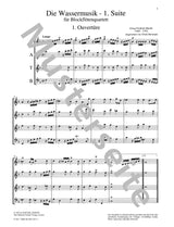 Handel: Water Music, HWV 348 (arr. for SATB recorder)