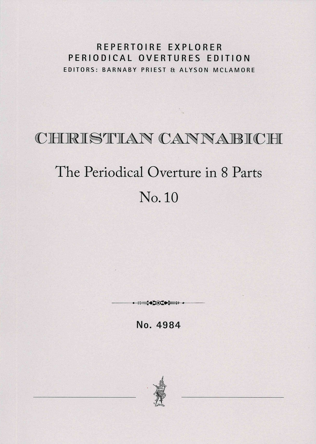Cannabich: The Periodical Overture in 8 Parts No. 10