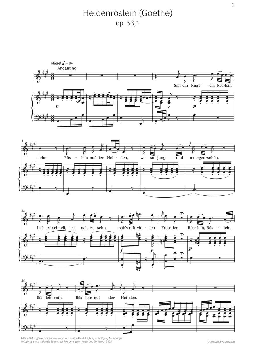 Tomášek: Complete Songs - Volume 1