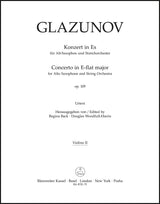 Glazunov: Alto Saxophone Concerto in E-flat Major, Op. 109