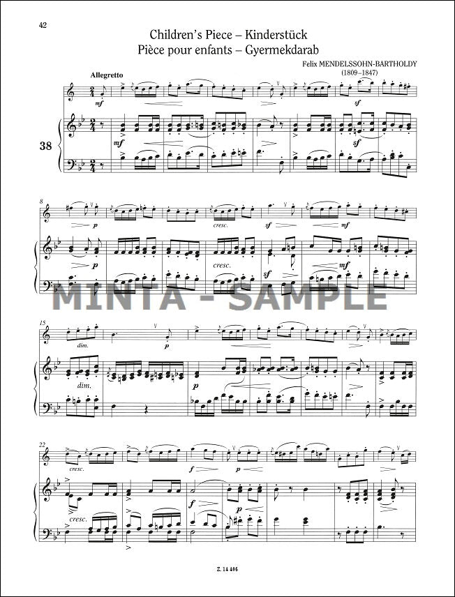 Repertoire for Music Schools - Clarinet