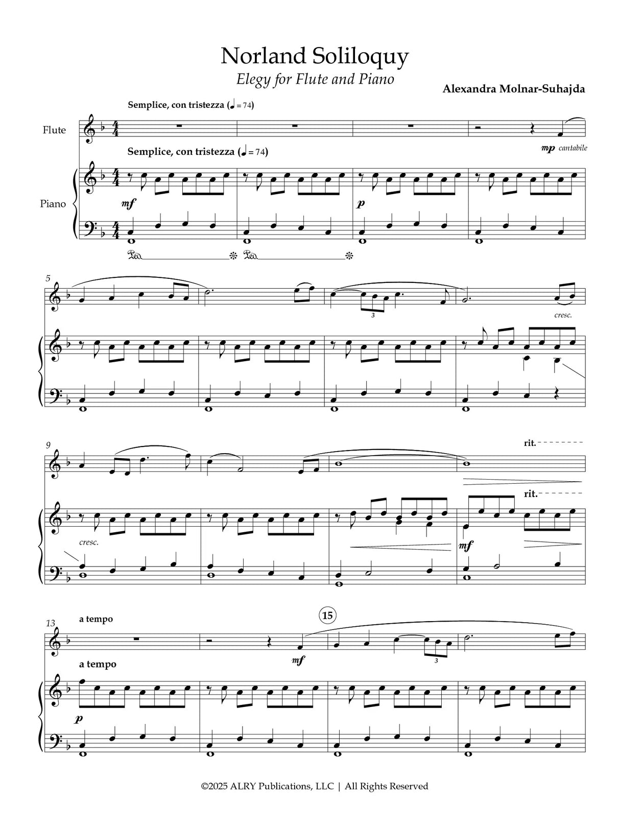 Molnar-Suhajda: Norland Soliloquy