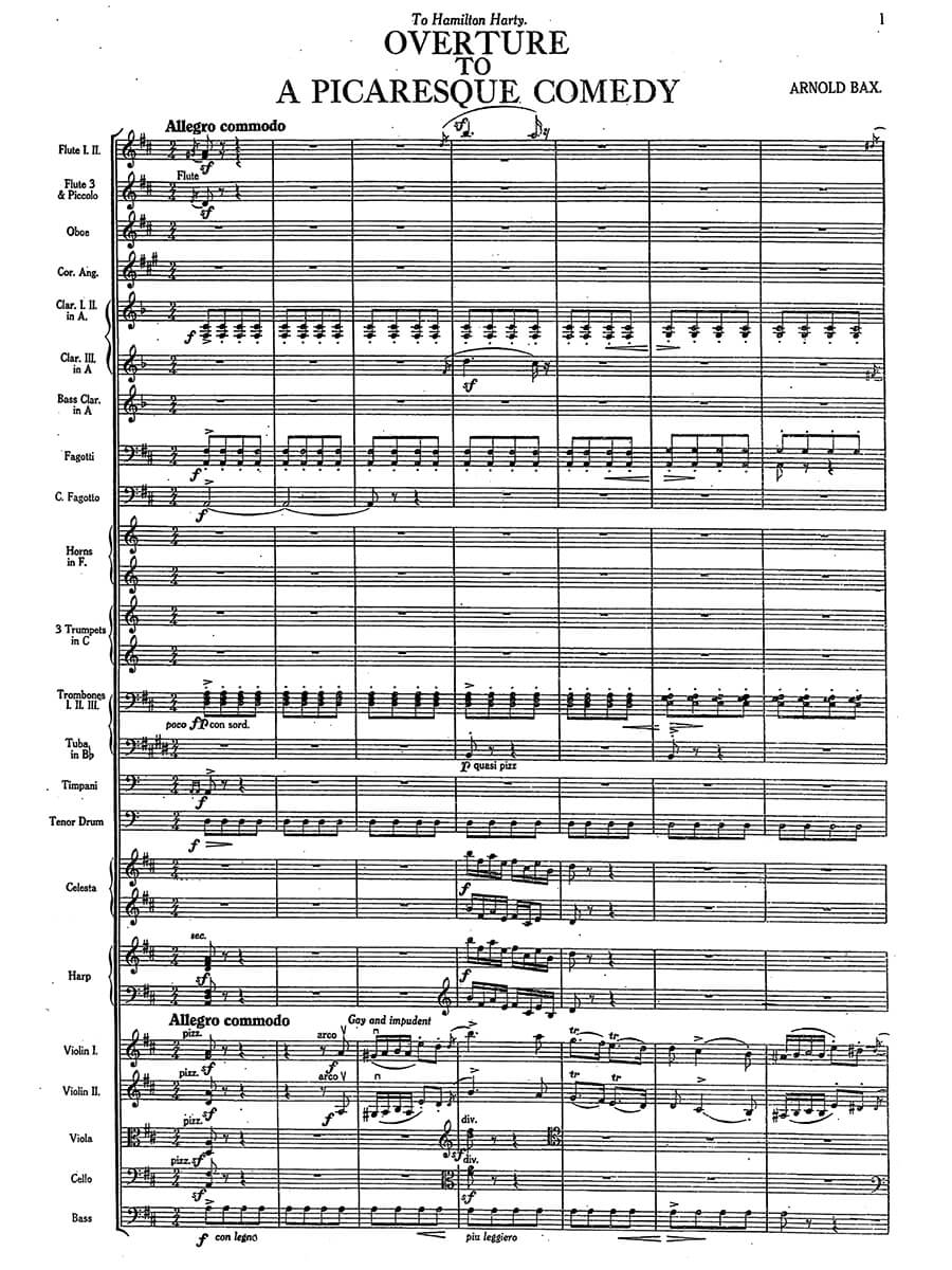 Bax: Overture to a picaresque comedy