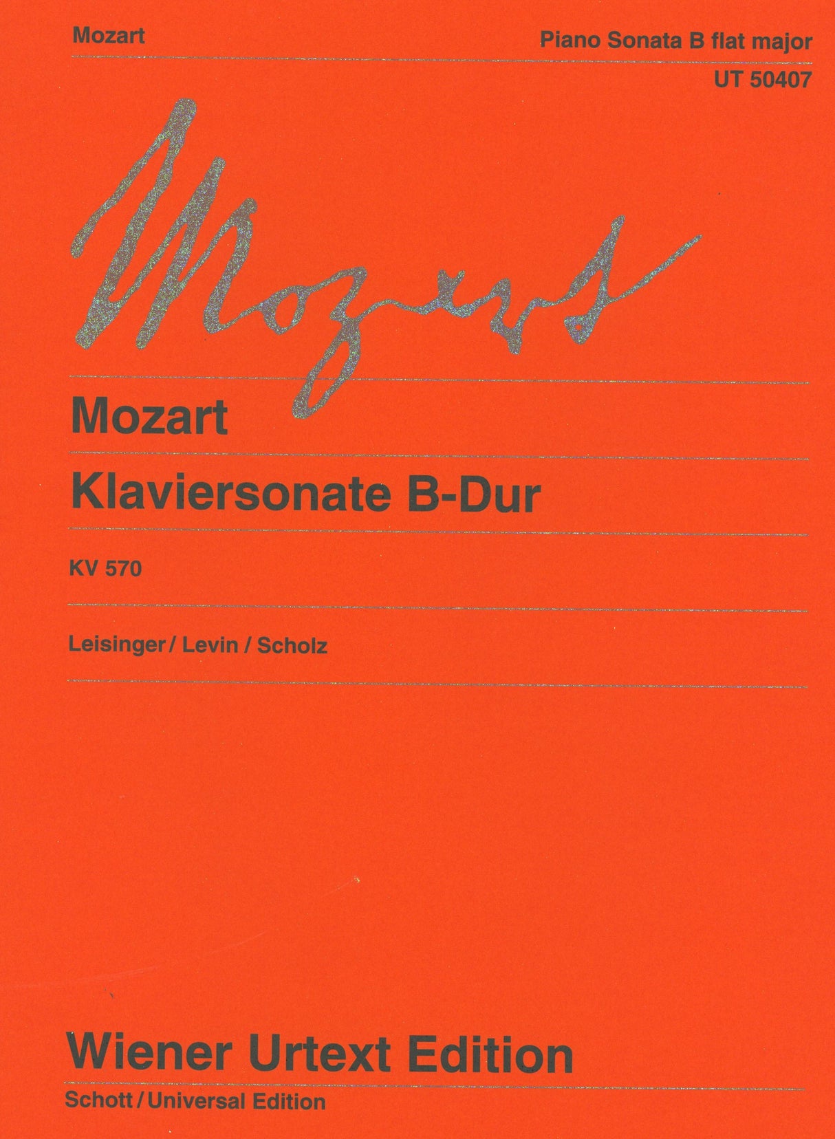 Mozart: Piano Sonata in B-flat Major, K. 570