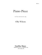 Wilson: Piano Piece