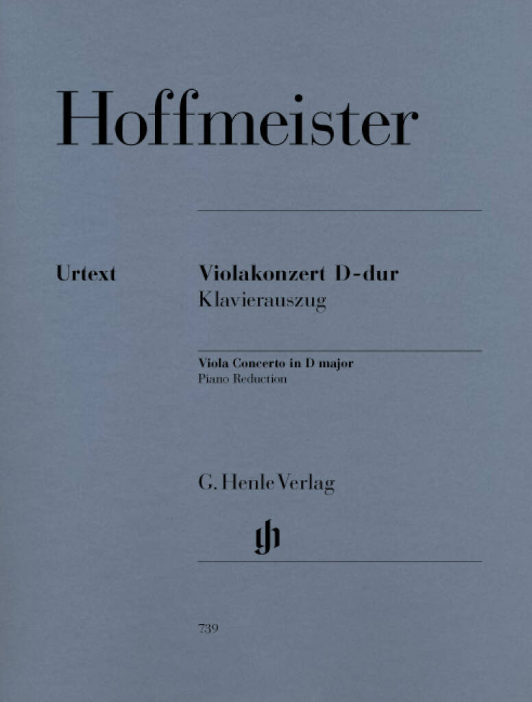 Hoffmeister: Viola Concerto in D Major – Ficks Music