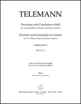 Telemann: Overture Suite and Conclusion in E Minor TWV 55:e1 & 50:5