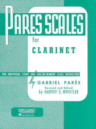 Pares Scales for Clarinet