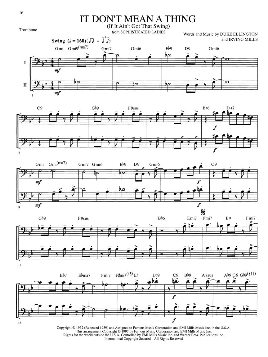 Great Jazz Duets - Trombone