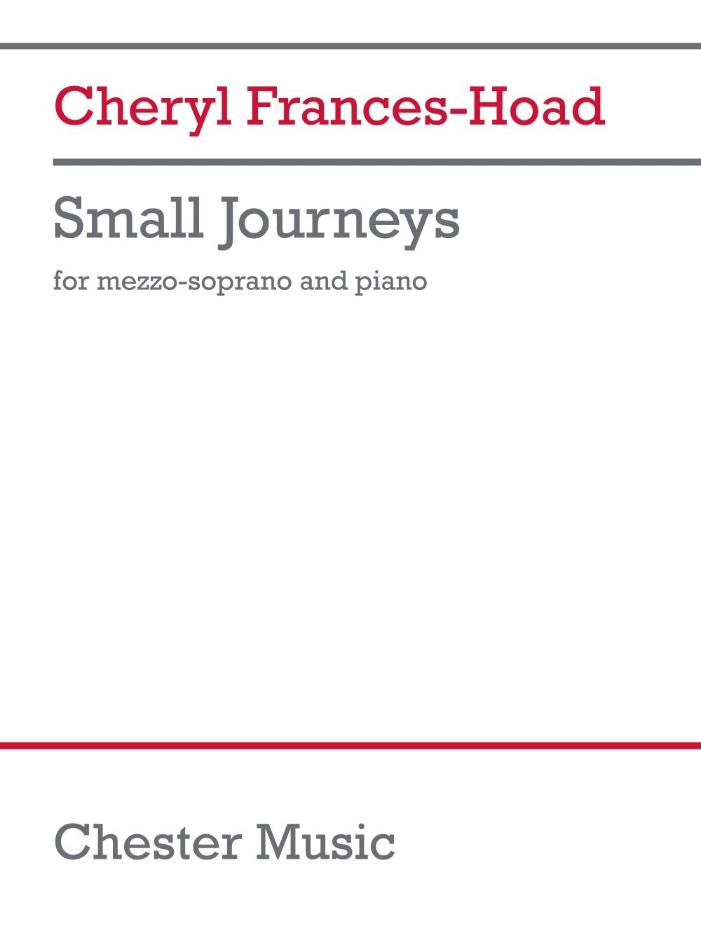 Frances-Hoad: Small Journeys